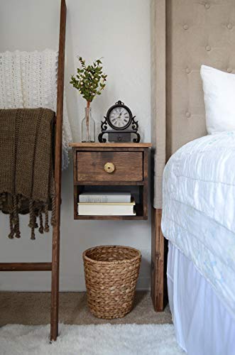 Floating Nightstand - Pine