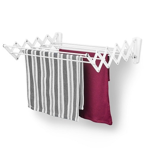 Polder Wall-Mount 24-Inch Accordion Clothes Dryer